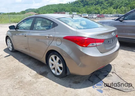 2013 Hyundai Elantra Limited z USA, uszkodzony, nr VIN 5NPDH4AE2DH267094